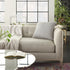 Light Gray Chunky Braid Throw Pillow